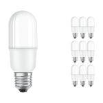 Mehrfachpackung 10x Ledvance Classic LED E27 Linear Matt 9W 1050lm - 840 Kaltweiß | Ersatz für 75W